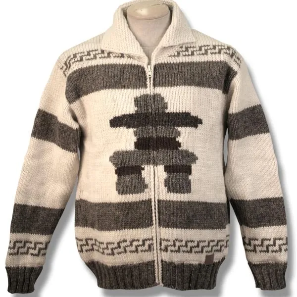 100% Wool Nordic Jackets with fleece lining for men and women. Handmade in Nepal.