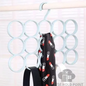 15 Rings Plastic Scarf Hanger