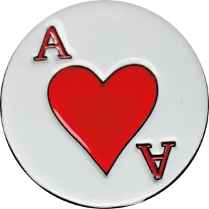 Ace Of Hearts | Magnetic Hat Pin