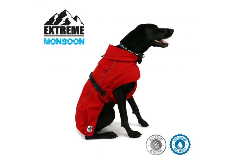 Ancol - Extreme Monsoon Dog Coat - Black - x small - 25cm