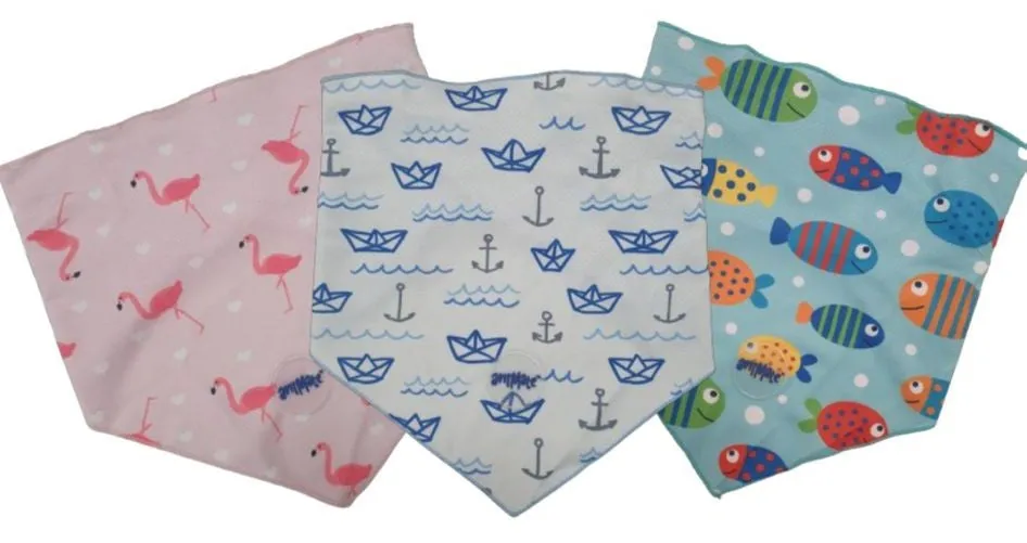 Animate - Pet Cooling Bandana - Flamingo - Med -  58 x 22cm