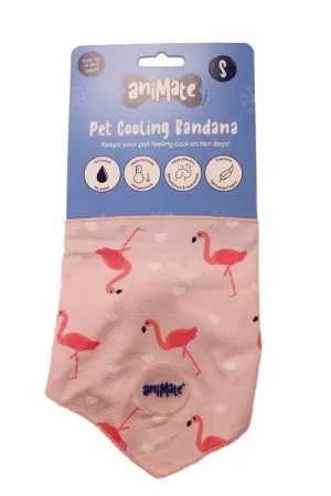 Animate - Pet Cooling Bandana - Flamingo - Med -  58 x 22cm