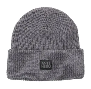 ANTIHERO LIL BLACK HERO BEANIE CHARCOAL/BLACK