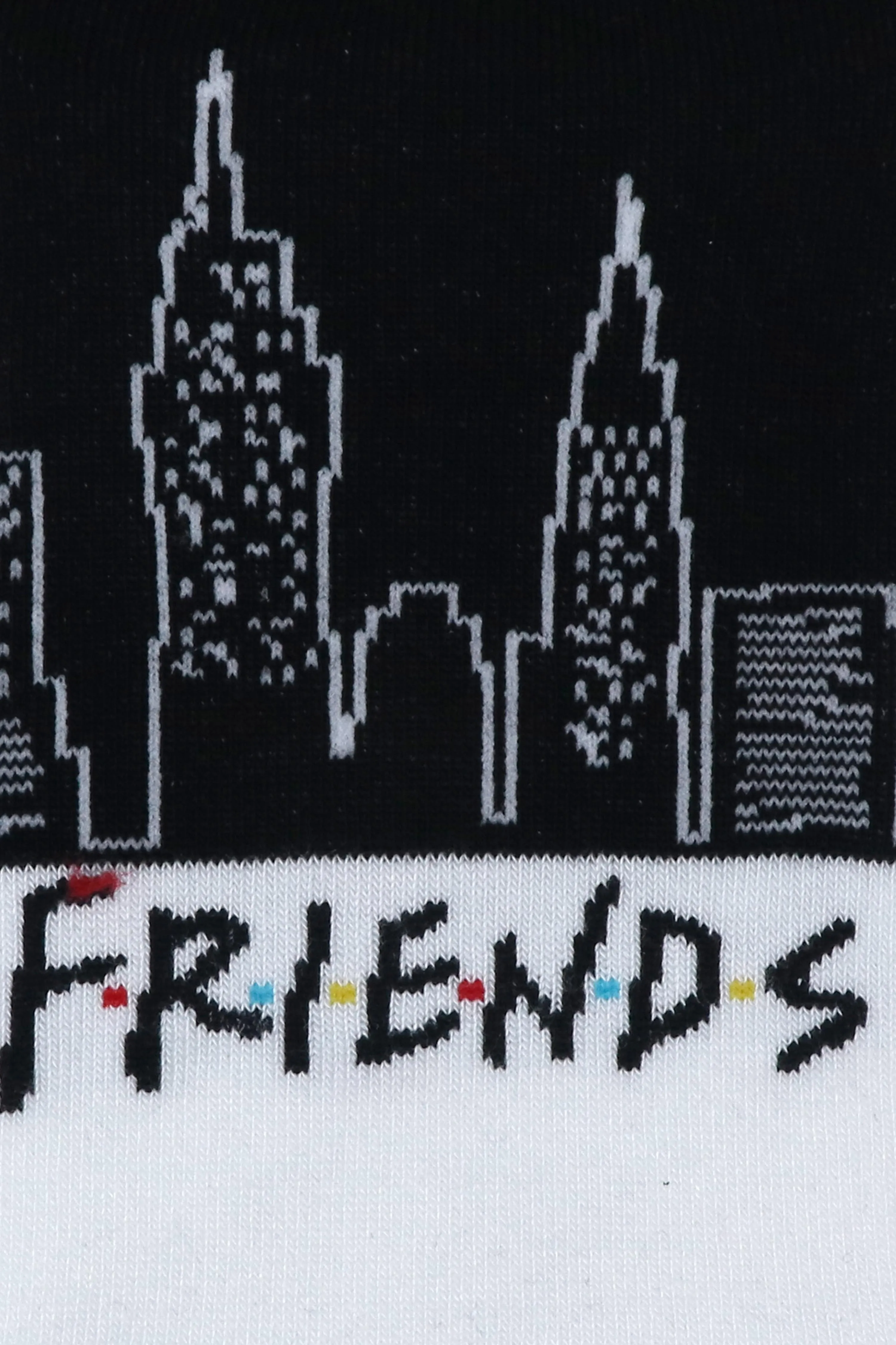 Balenzia x Friends Friends Logo & Central Perk Lowcut Socks for Women (Pack of 3 Pairs/1U) - Black