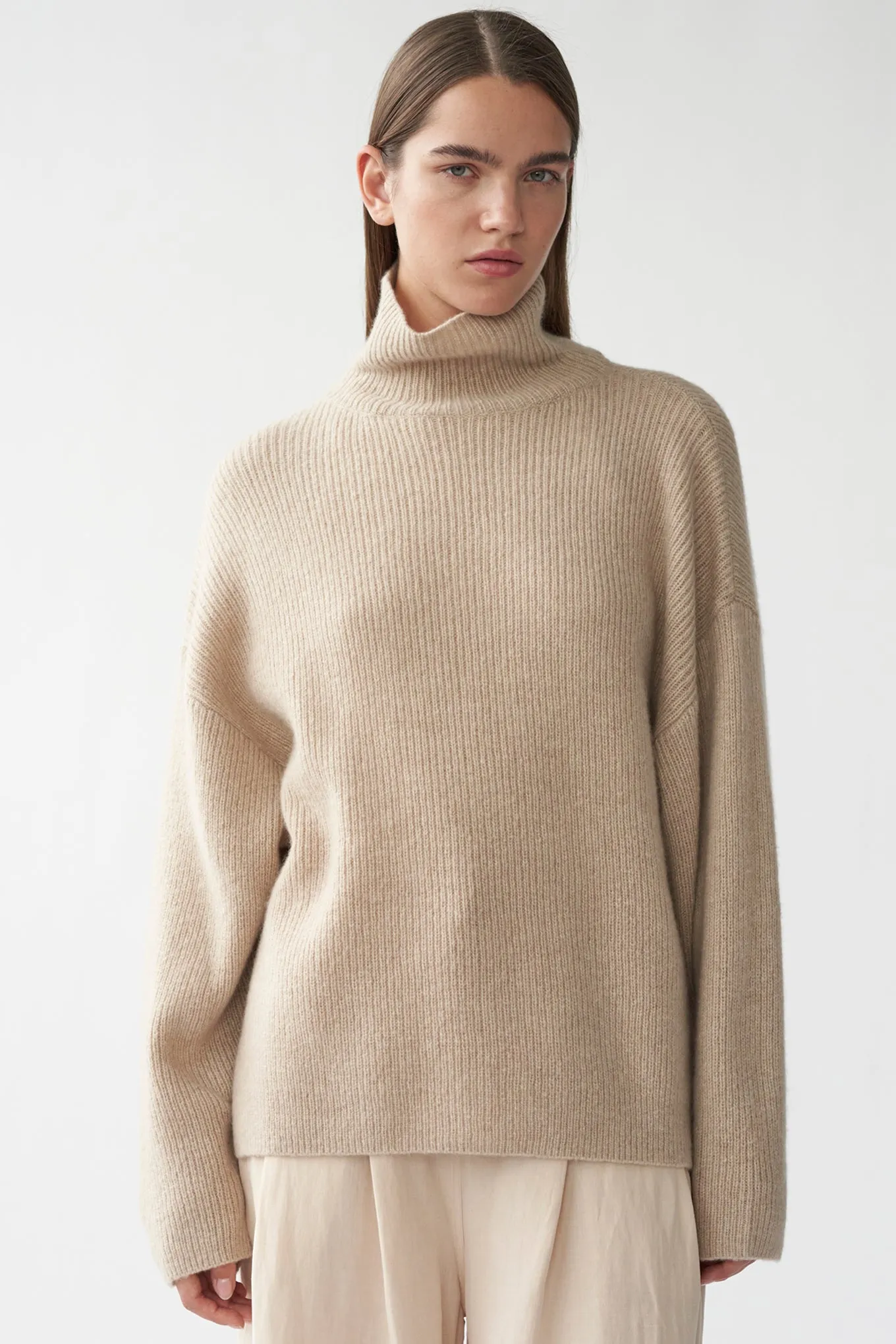 BEZ RIB KNIT - JUTE - SILK/CASHMERE