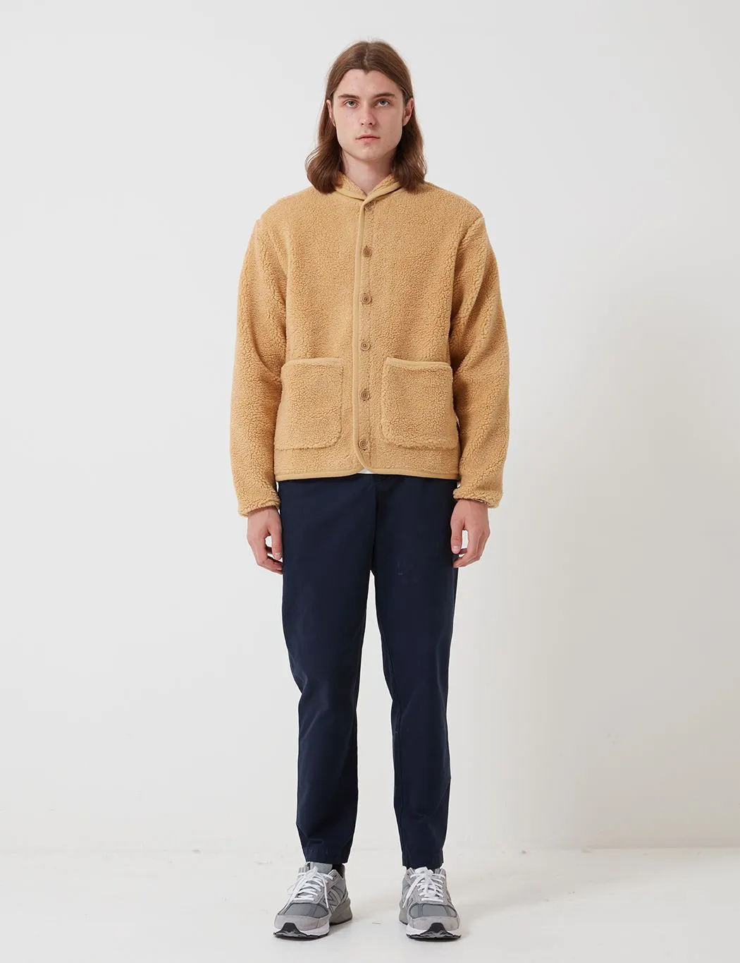 Bhode Fleece Work Jacket - Beige