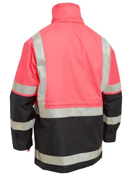 Bisley Taped 5 In 1 Rain Jacket -(BK6975)