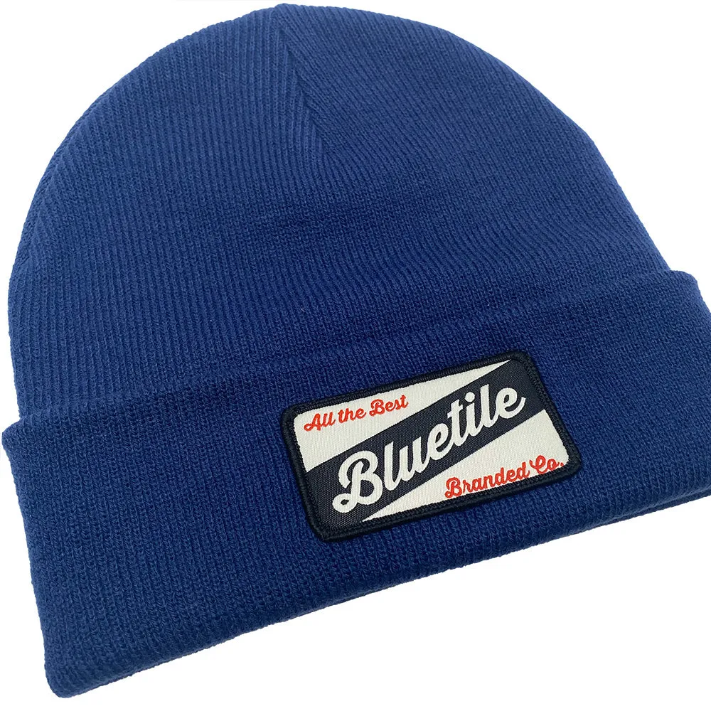 BLUETILE CRAFT PATCH BEANIE COBALT