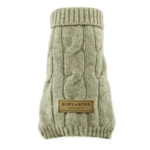 Bowl and Bone Aspen Ecru Dog Pullover