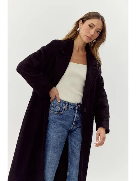 Bryce Brushed Oversized Coat