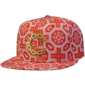 Crooks & Castles Thuxury Chain C Venetian Strapback Baseball Cap True Red