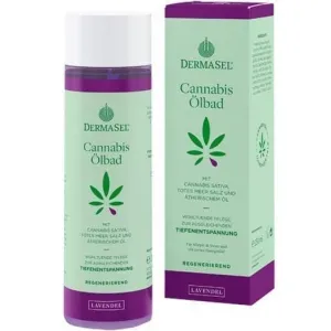 DERMASEL cannabis oil bath lavender limited edition 250 ml