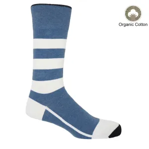 Equilibrium Organic Men's Socks - Blue