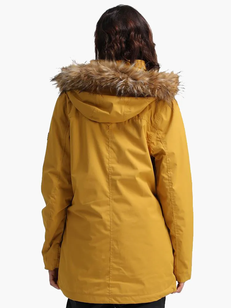 Fashion Yellow Thermal Warm Waterproof Windproof Women's Ski/Snowboard Jackets