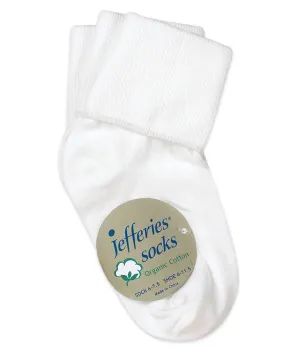 Jefferies Organic Cotton Turn Cuff Socks