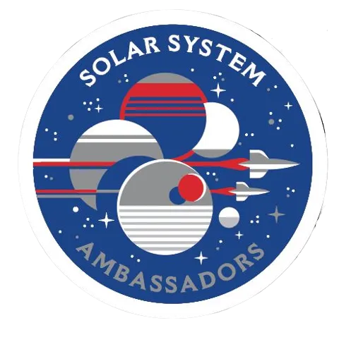 JPL Solar System Ambassadors 3.5" Embroidered Iron-On Patch