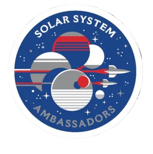 JPL Solar System Ambassadors 3.5" Embroidered Iron-On Patch