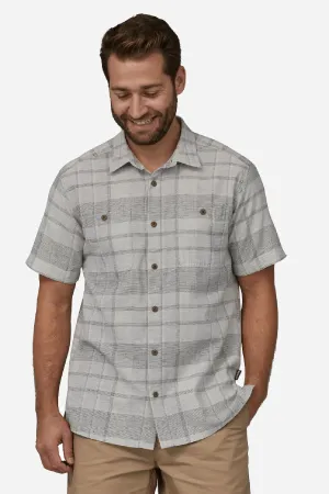 M's Back Step - Shirt-Shore Plaid: Salt Grey