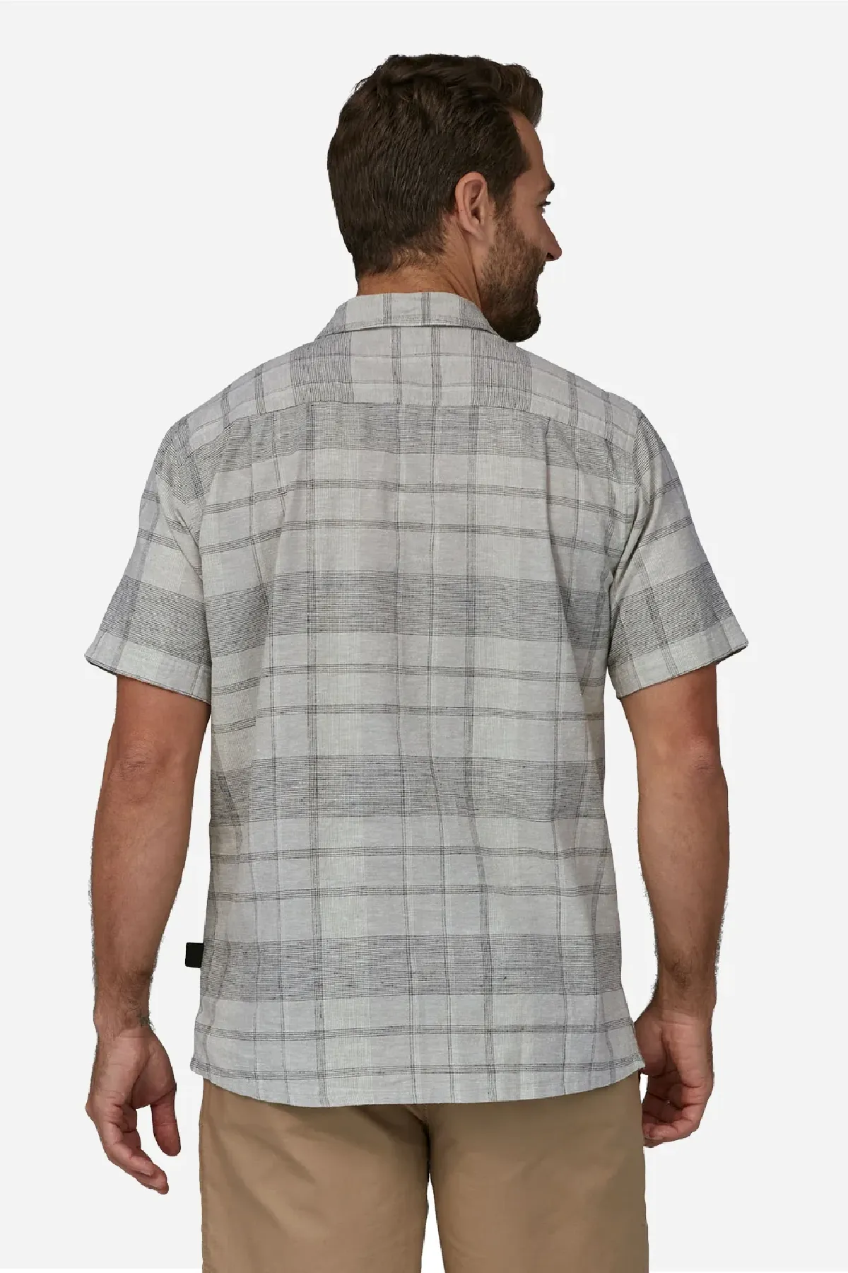 M's Back Step - Shirt-Shore Plaid: Salt Grey