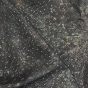 Ostrich Leather Hide | Distressed Glitter