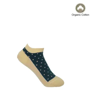 Polka Women's Organic Trainer Socks - Beige