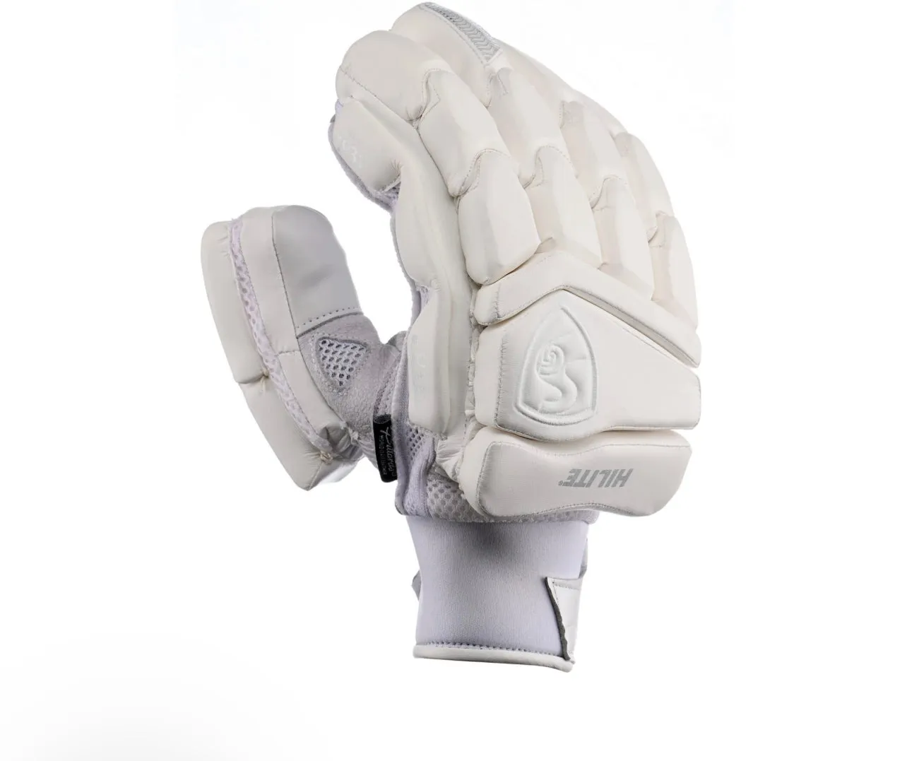 SG HILITE WHITE BATTING GLOVES