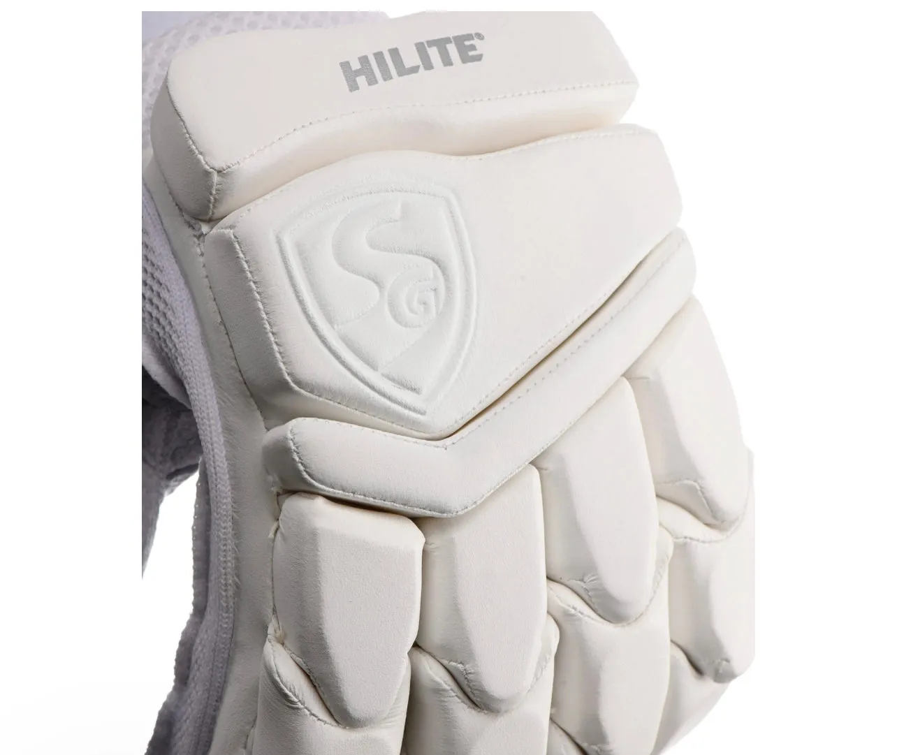 SG HILITE WHITE BATTING GLOVES