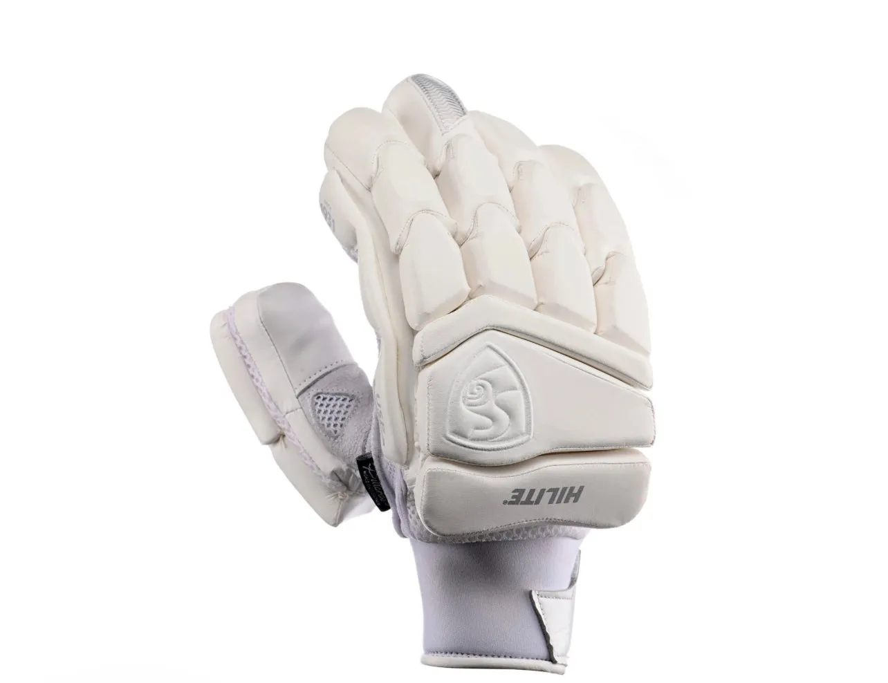 SG HILITE WHITE BATTING GLOVES