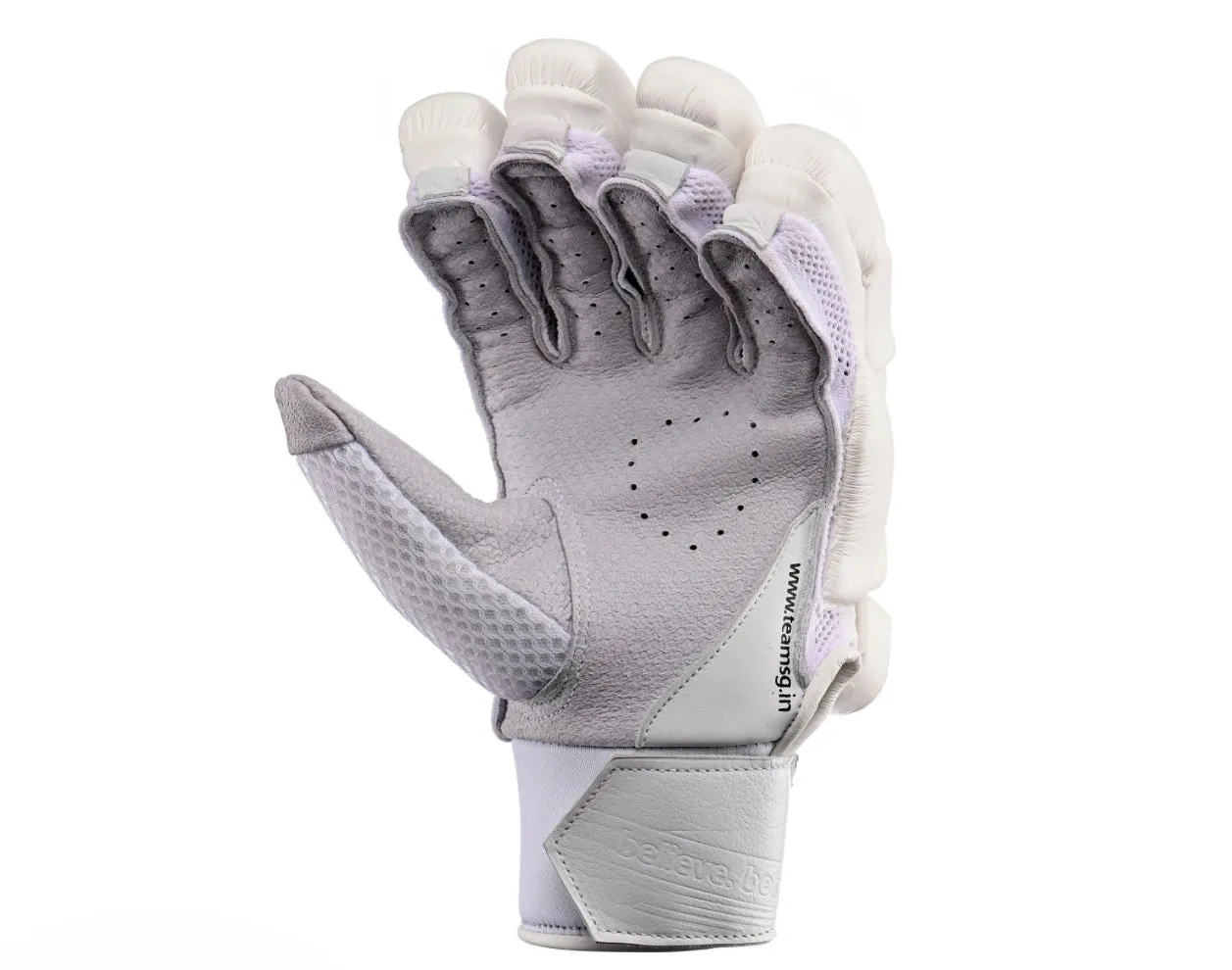 SG HILITE WHITE BATTING GLOVES