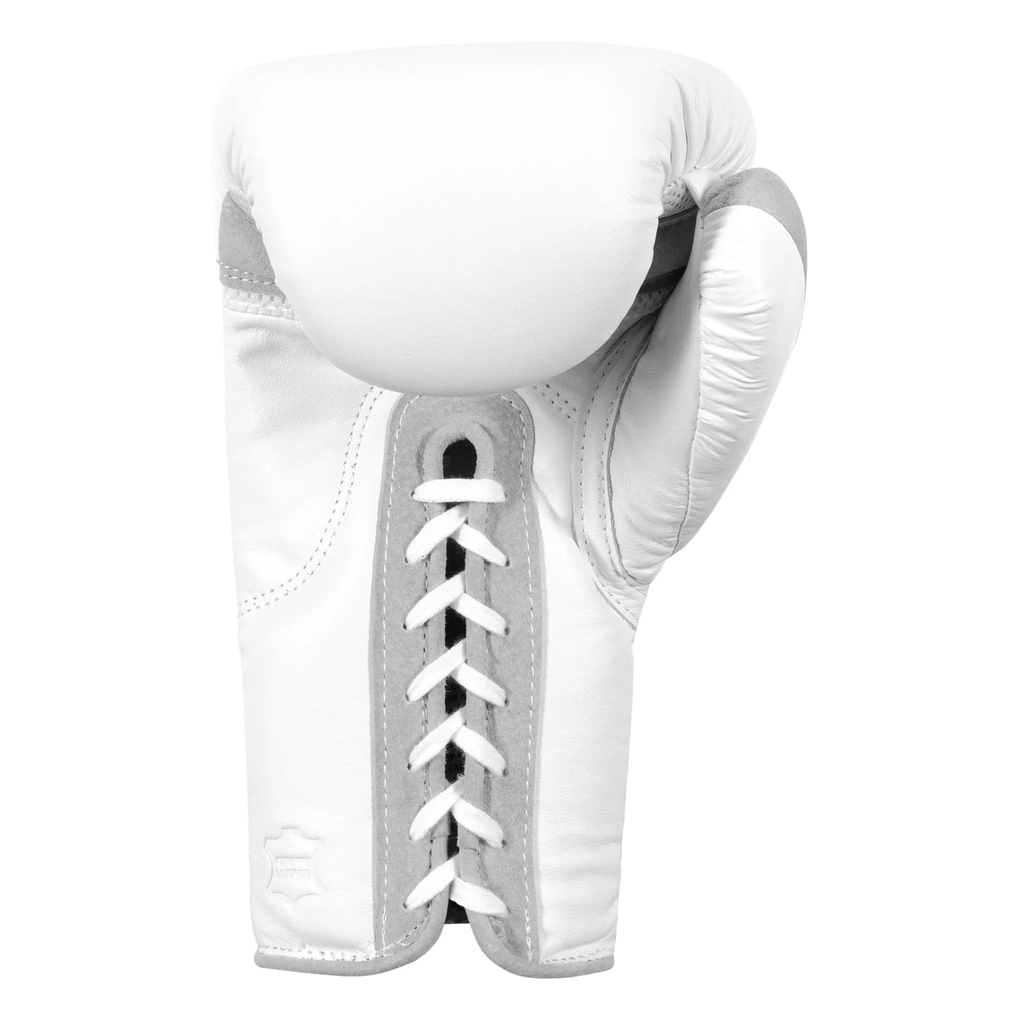 TITLE White Boxing Lace Sparring Gloves 2.0