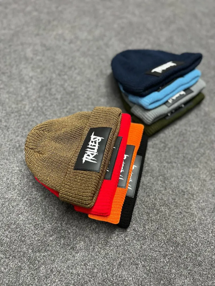 Trillest Rubber Patch Fisherman Beanies