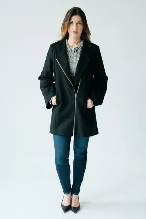 Tuileries Cape Coat - Black