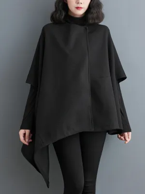 Women's  Chic Comfort Winter Open Style Cape Coat